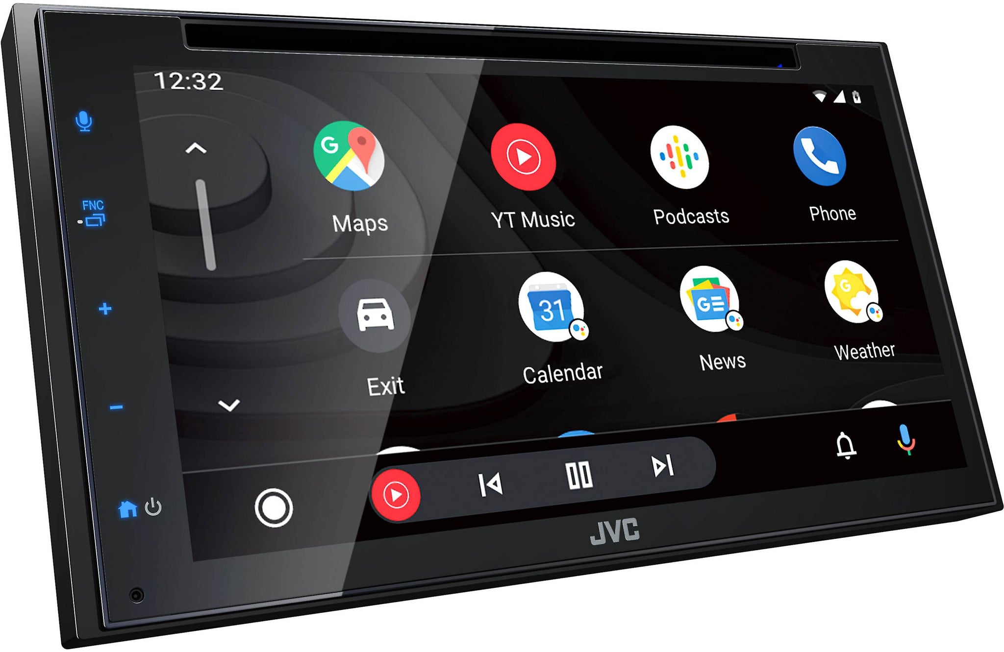JVC 6.8" DVD with Bluetooth, Apple Carplay, Android Auto