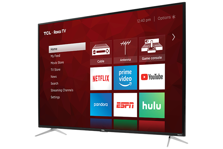TCL Smart TV 55" LED 4K - ROKU(Refurbished)