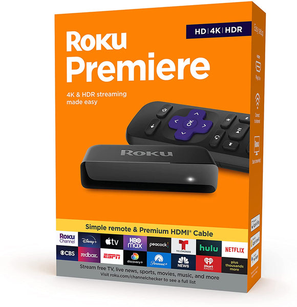 Roku Premiere HD-4K-HDR Streaming Media Player