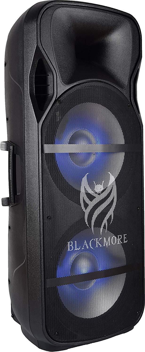 Blackmore BJW-2118PBT Dual 15" Powered Bluetooth Speaker
