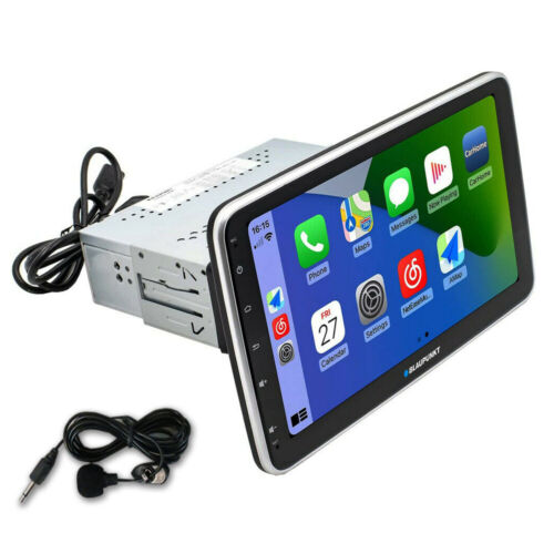 Blaupunkt BAY99WL 10.1" Touchscreen 1-DIN Bluetooth Digital Multimedia Car Receiver w/ Wireless Apple Carplay