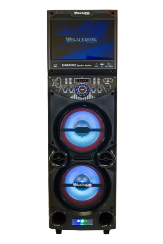 Blackmore BLS-5217BT 2x10" Karaoke Speaker System with 14" Touch screen
