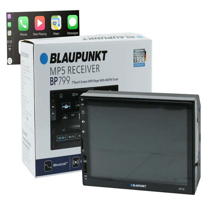 Blaupunkt 7" Touchscreen MP5 Receiver Double Din w/Carplay