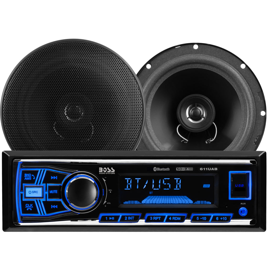 Boss Audio 638BCK 6.5" Single DIN Bluetooth Car Stereo - MP3 USB