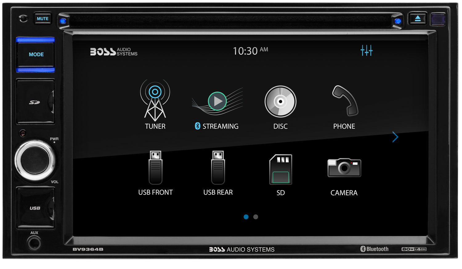 Boss Double-DIN DVD Player 6.2" Touchscreen Bluetooth