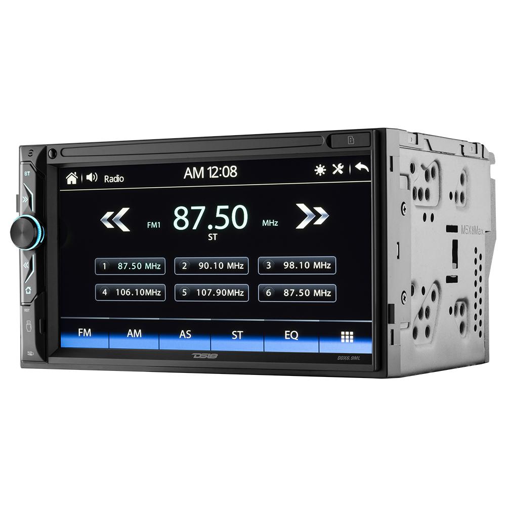 DS18 DDX6.9ML 6.9" Touchscreen Car Stereo Double-Din Headunit Bluetooth USB