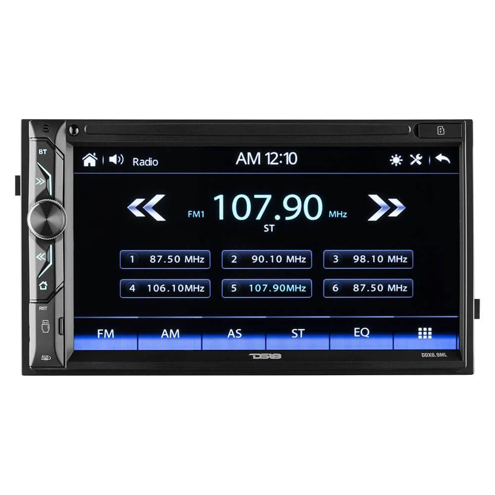 DS18 DDX6.9ML 6.9" Touchscreen Car Stereo Double-Din Headunit Bluetooth USB