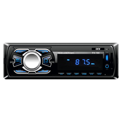 QFX FX-180 Car Stereo Bluetooth FM Radio MP3 Player