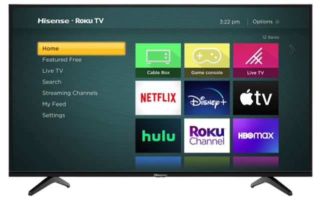 Hisense Smart TV 43" LED 4K w/tv wall mount(Refurbished) Tv's ONLY for delivery in San Diego and Tijuana
