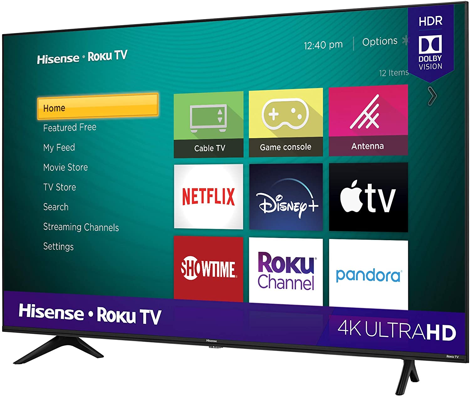 Hisense 50" Roku 4K UHD Smart TV w/Alexa Compatibility(Refurbished) Tv's ONLY for delivery in San Diego and Tijuana