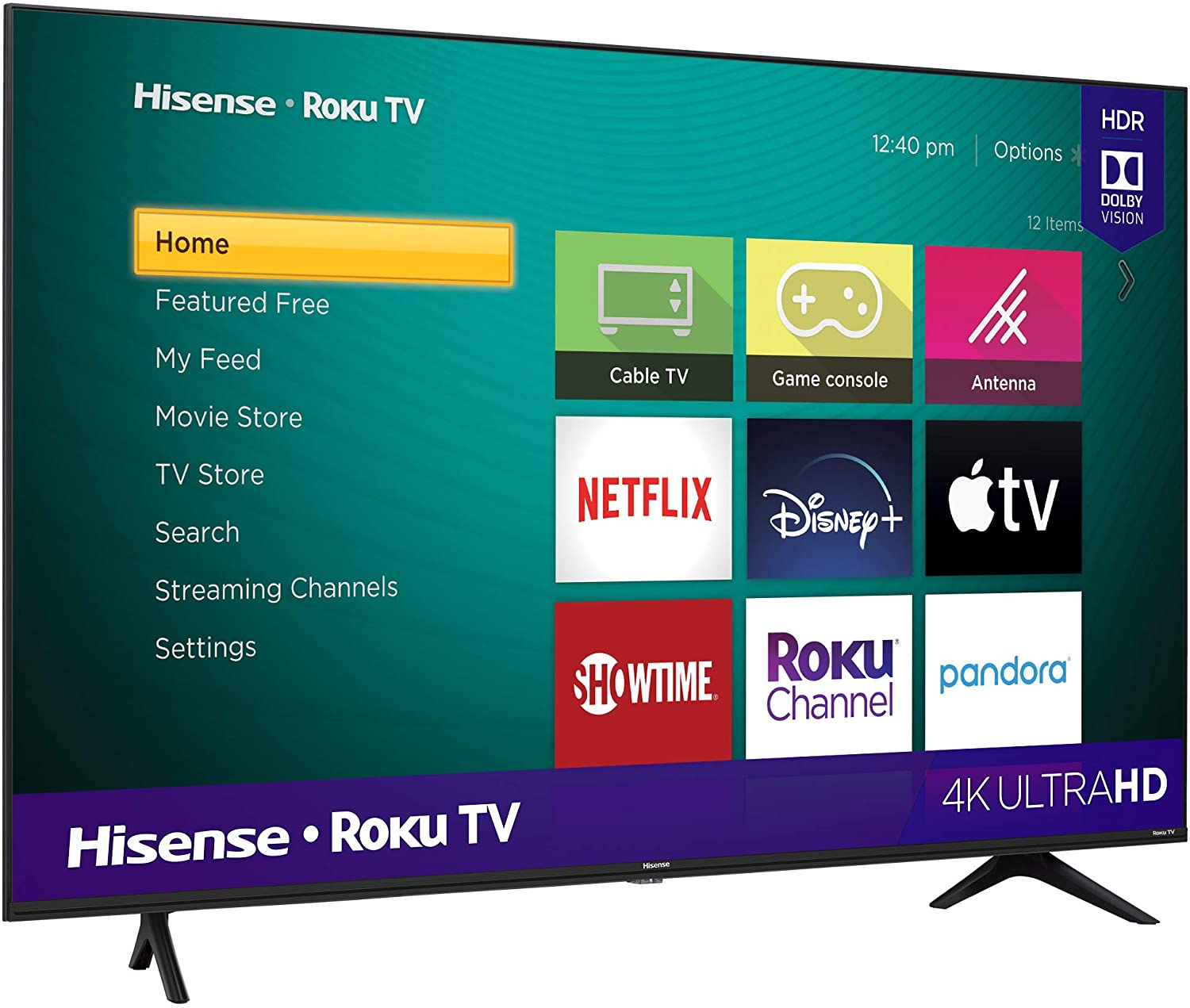 Hisense 50" Roku 4K UHD Smart TV w/Alexa Compatibility(Refurbished) Tv's ONLY for delivery in San Diego and Tijuana