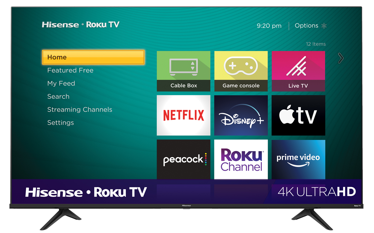Hisense 55" Smart TV 4K UHD Roku TV w/ HDR(Refurbished) Tv's ONLY for delivery in San Diego and Tijuana