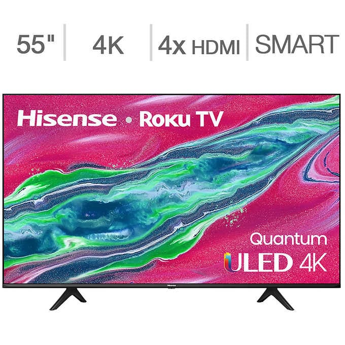 Hisense Smart TV 55" Roku 4K ULED LCD