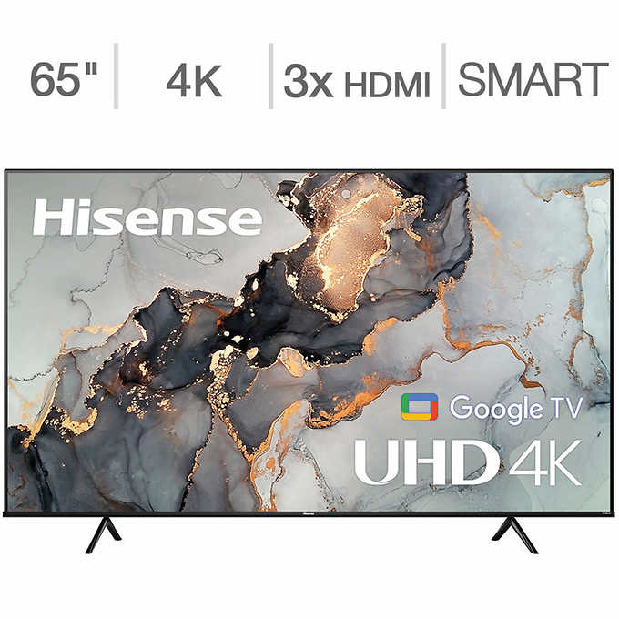 Hisense 65" 4K UHD Smart Google TV - Chromecast Built-in (Refurbished) Tv's ONLY for delivery in San Diego and Tijuana