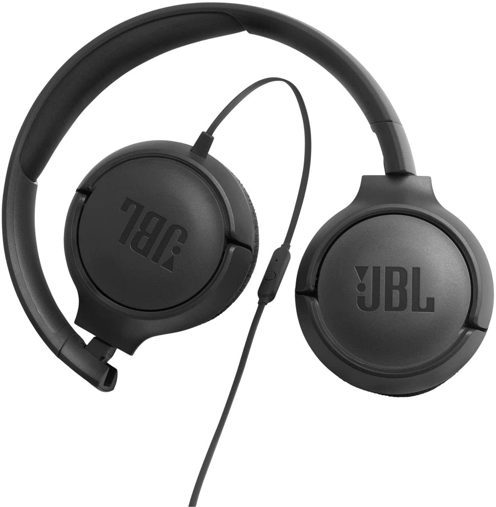 JBL TUNE 500 - Wired On-Ear Headphones - Pure Bass sound