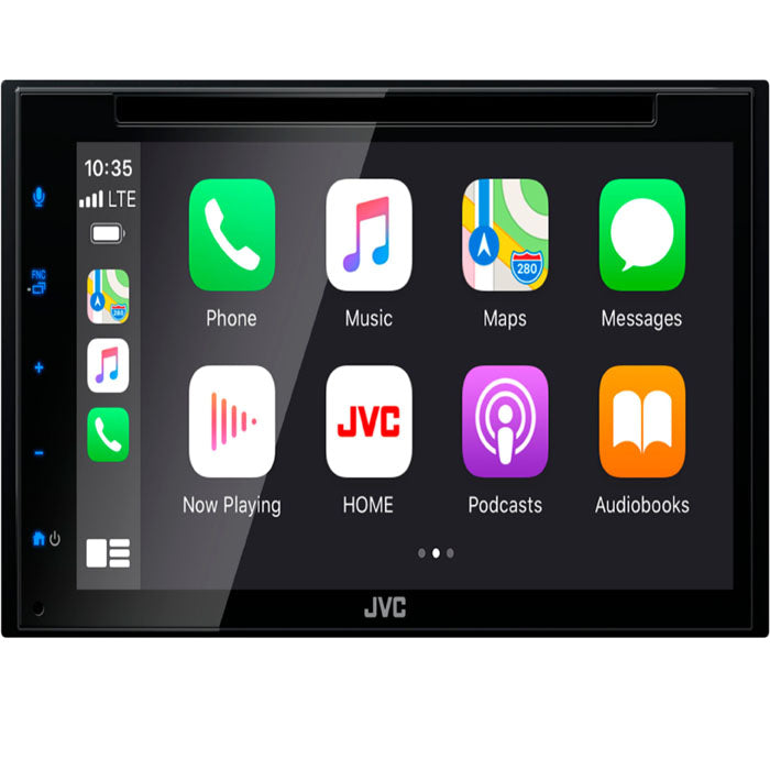 JVC  6.8" Touch Monitor - Apple CarPlay - Android Auto - Mirroring for Android - Bluetooth - 13-Band EQ