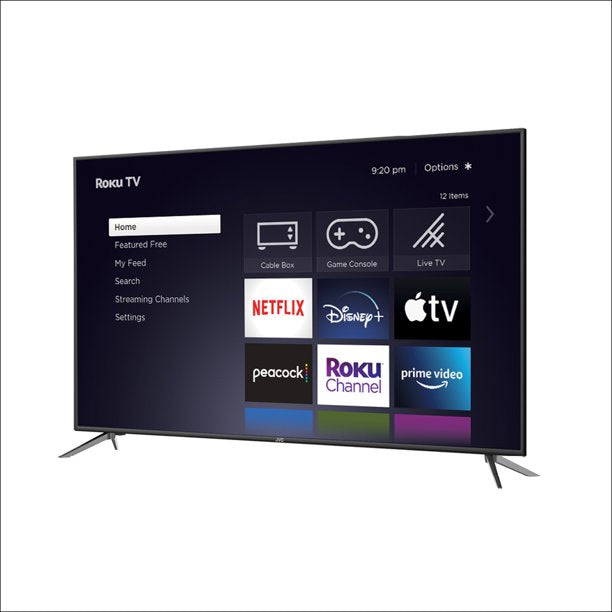 JVC 58" Class 4K UHD HDR LED Roku Smart TV (Refurbished)Tv's ONLY for delivery in San Diego and Tijuana