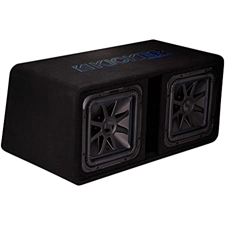 Kicker 12" 3000W Dual Loaded Solo-Baric L7S Subwoofer Enclosure