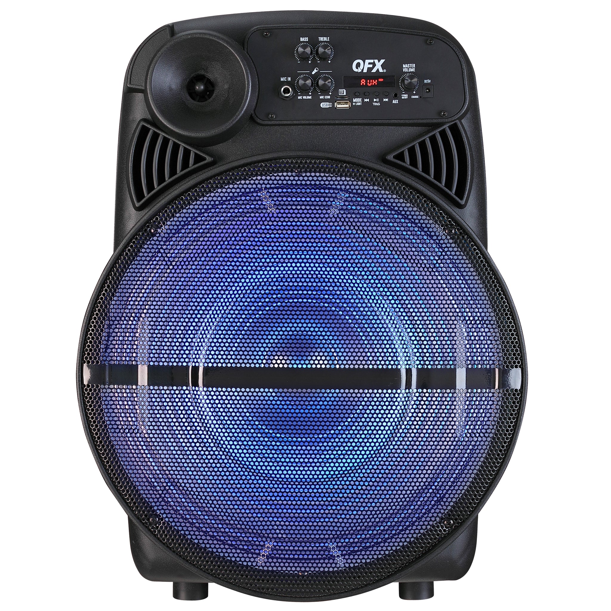 QFX MPX-1501 Portable Speaker Bluetooth Rechargeable