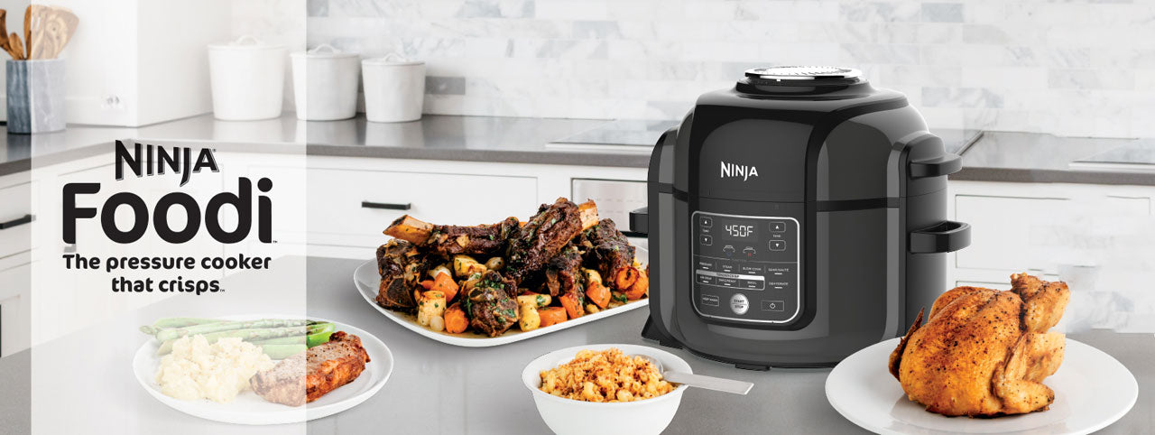 Ninja OP302 Foodi 9-in-1 Pressure, Broil, Dehydrate, Slow Cooker, Air –  Amazing Electronics