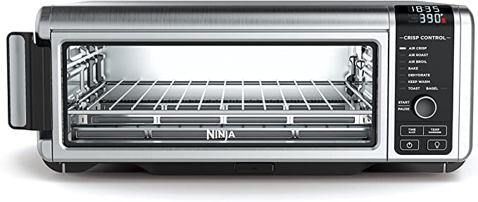 Ninja SP101 Digital Air Fry Countertop Oven with 8-in-1 with Air Fry Basket(Refurbished)