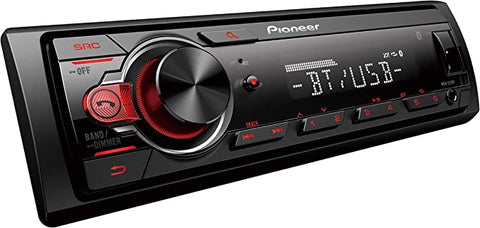 Pioneer MVH-S21BT Stereo Single DIN Bluetooth In-Dash USB MP3