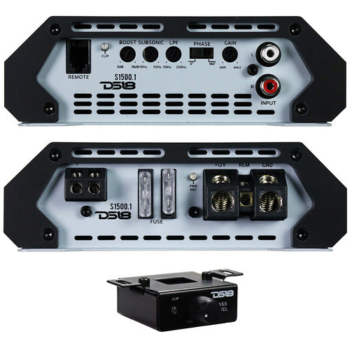 DS18 S-1500.1 SELECT Monoblock Class AB 1 Channel Amplifier 1500 Watts