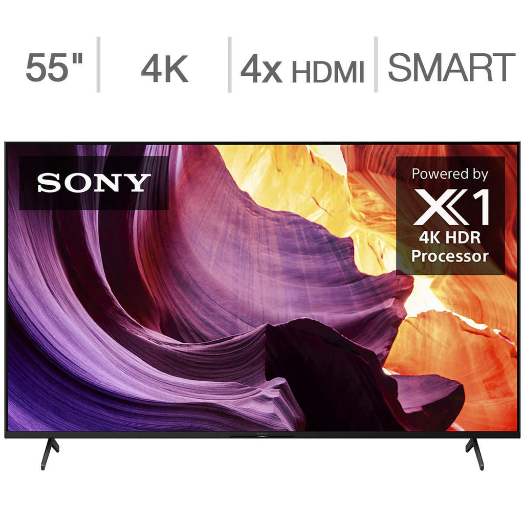 SONY 55" Class X80-Series 4K HDR LED Smart TV(Refurbished) Tv's ONLY for delivery in San Diego and Tijuana