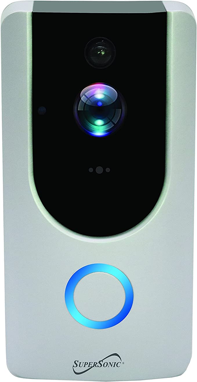 Supersonic SC-5000VD Smart Wi-Fi Doorbell Camera with Smart Motion Security System