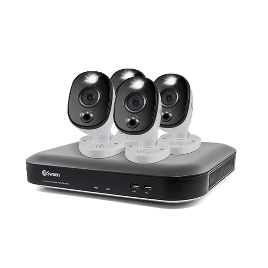 Swann 4 Camera 8 Channel 4K Ultra HD DVR Security System with 2TB HDD