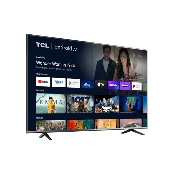 TCL 43" Class 4-Series 4K UHD HDR LED Smart TV Android w/tv wall mount(Refurbished) Tv's ONLY for delivery in San Diego and Tijuana